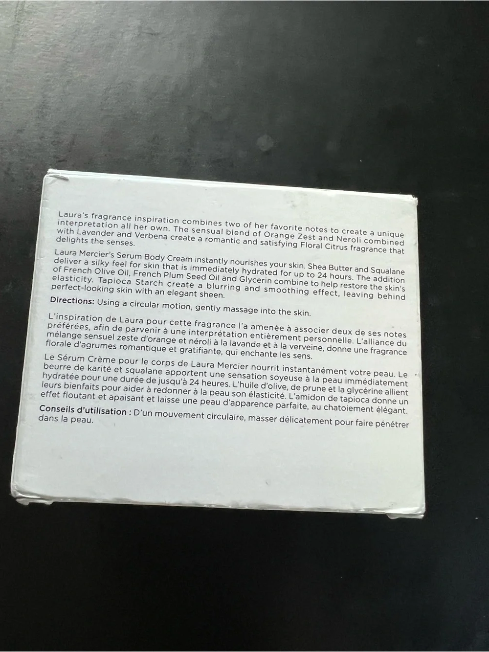 Laura Mercier Serum Body Cream